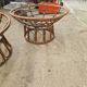 Rattan armchairs