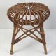 Tabouret Rotin Vintage