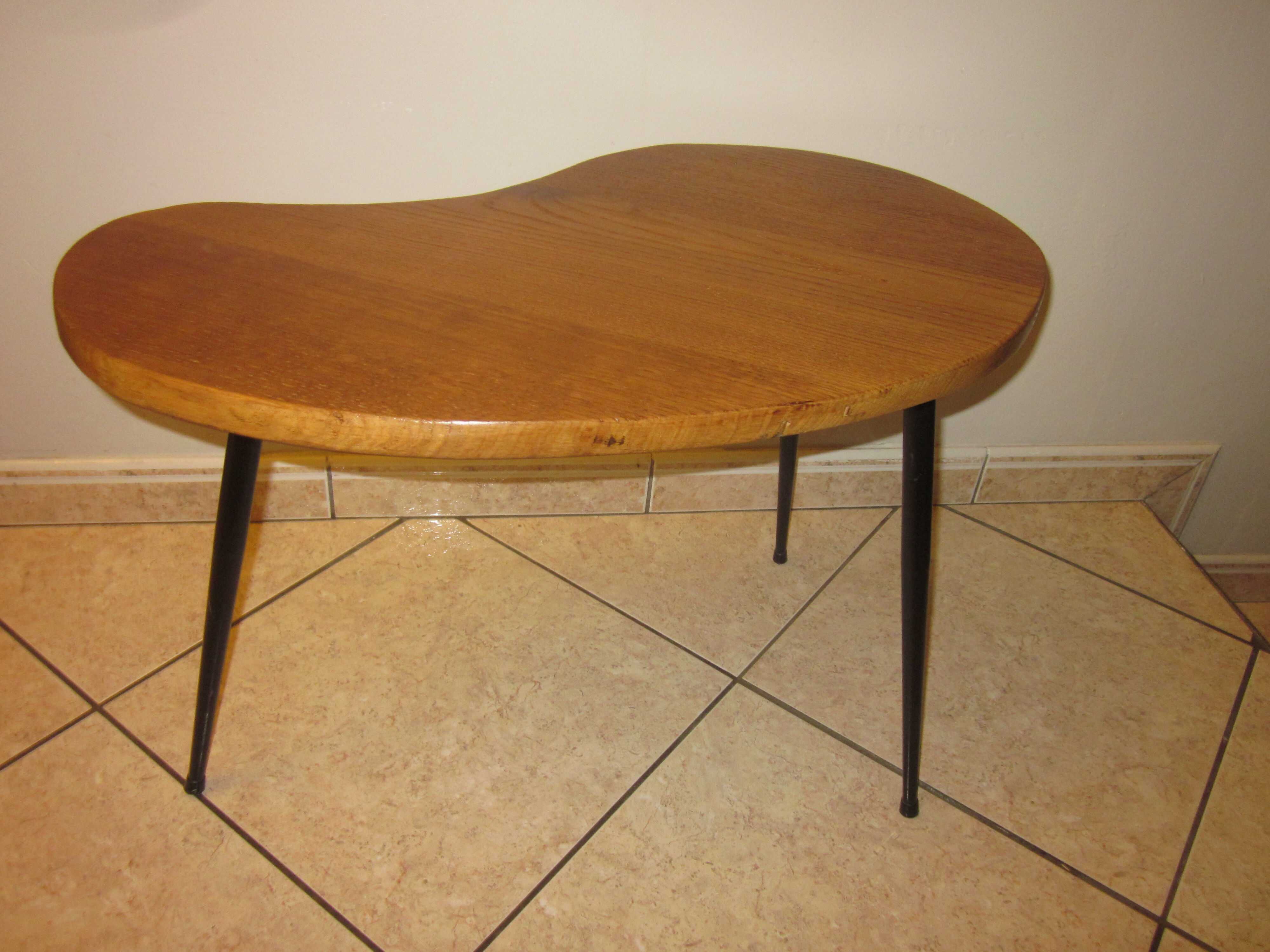 Vintage bean-shaped coffee table