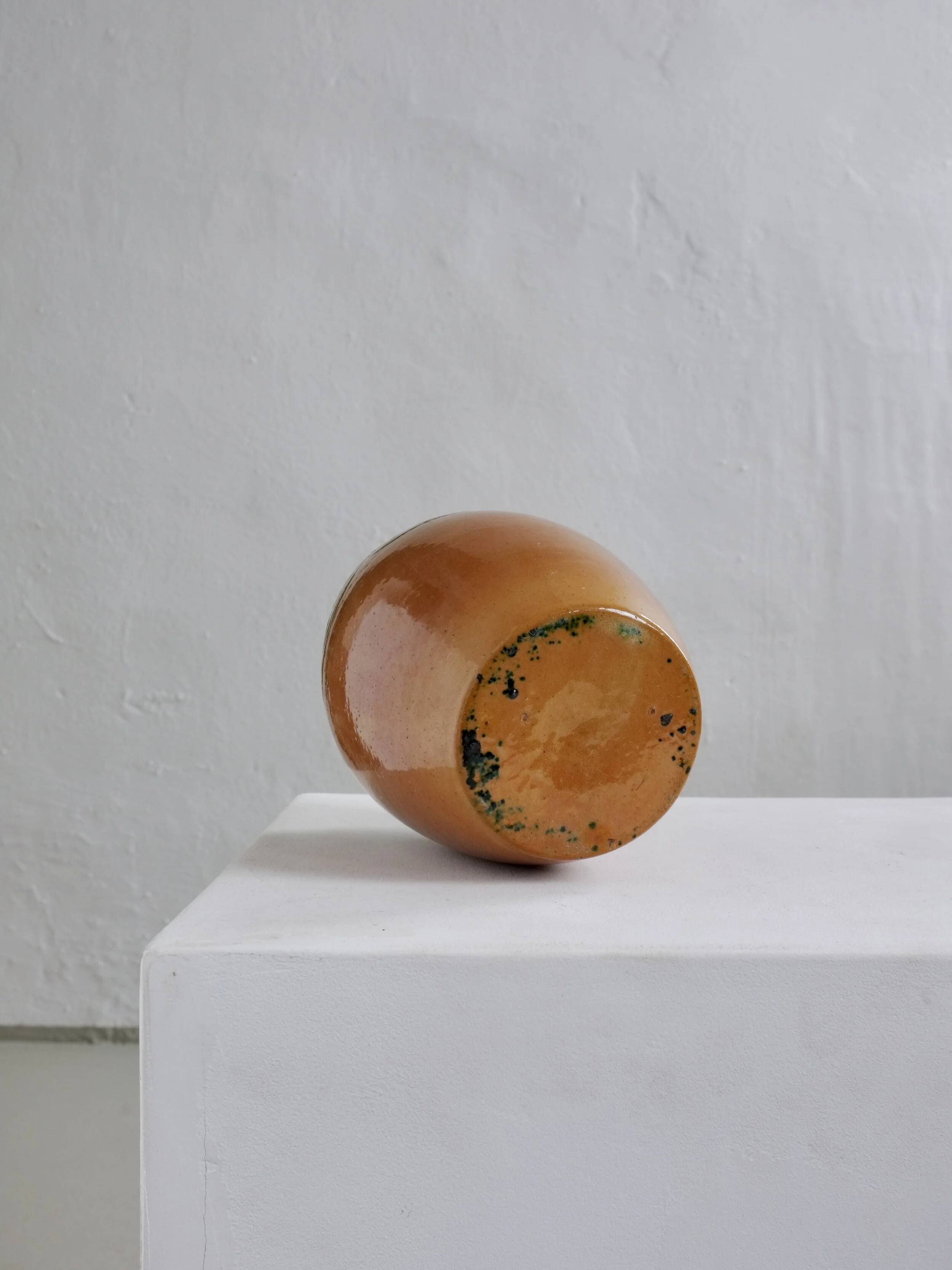 Art Nouveau terracotta vase | Manner of Alfred William Finch | 1900s