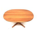Table basse vintage au design danois en bois de teck massif fabriquée dans les années 60