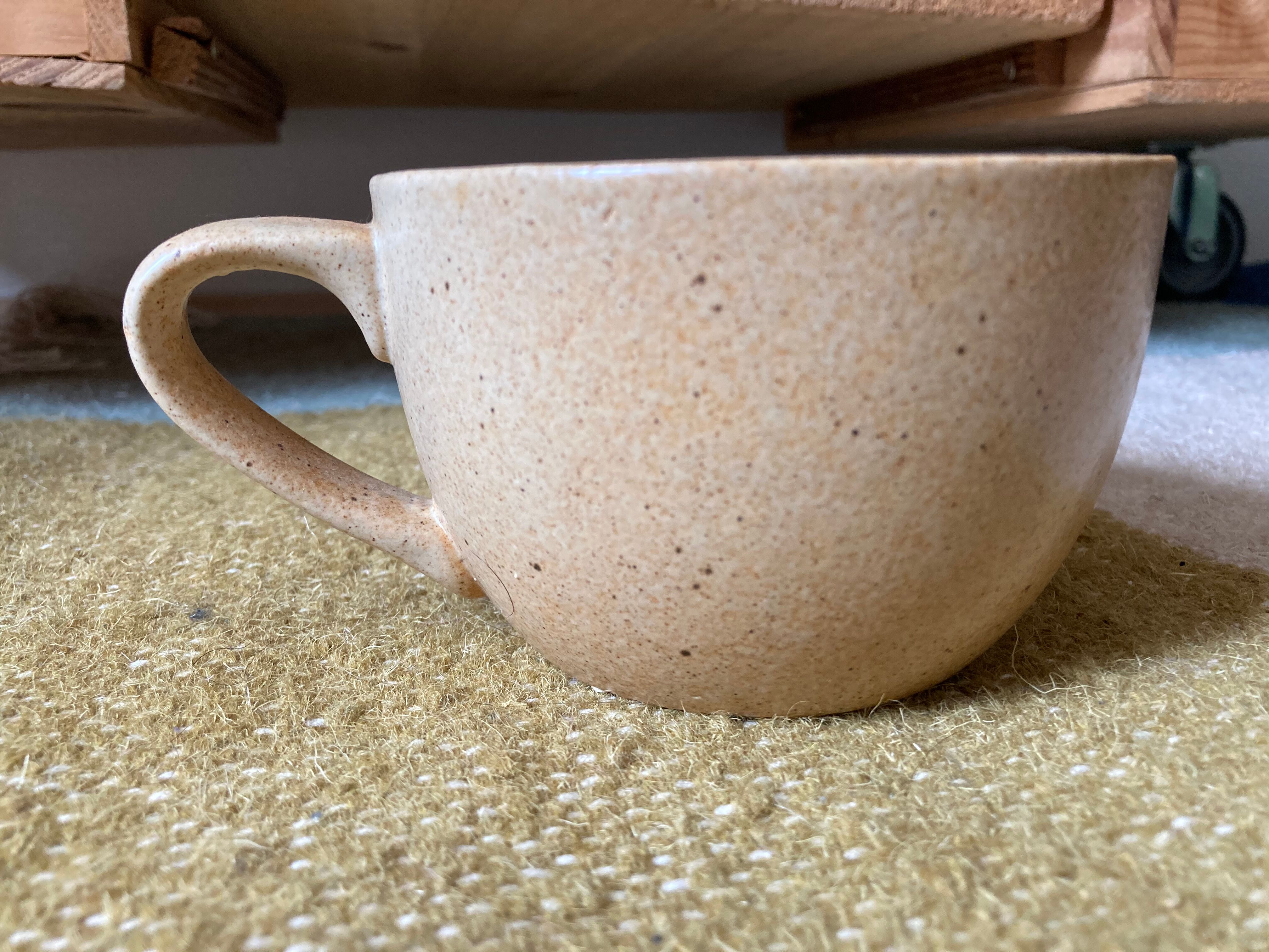 6 sandstone cups