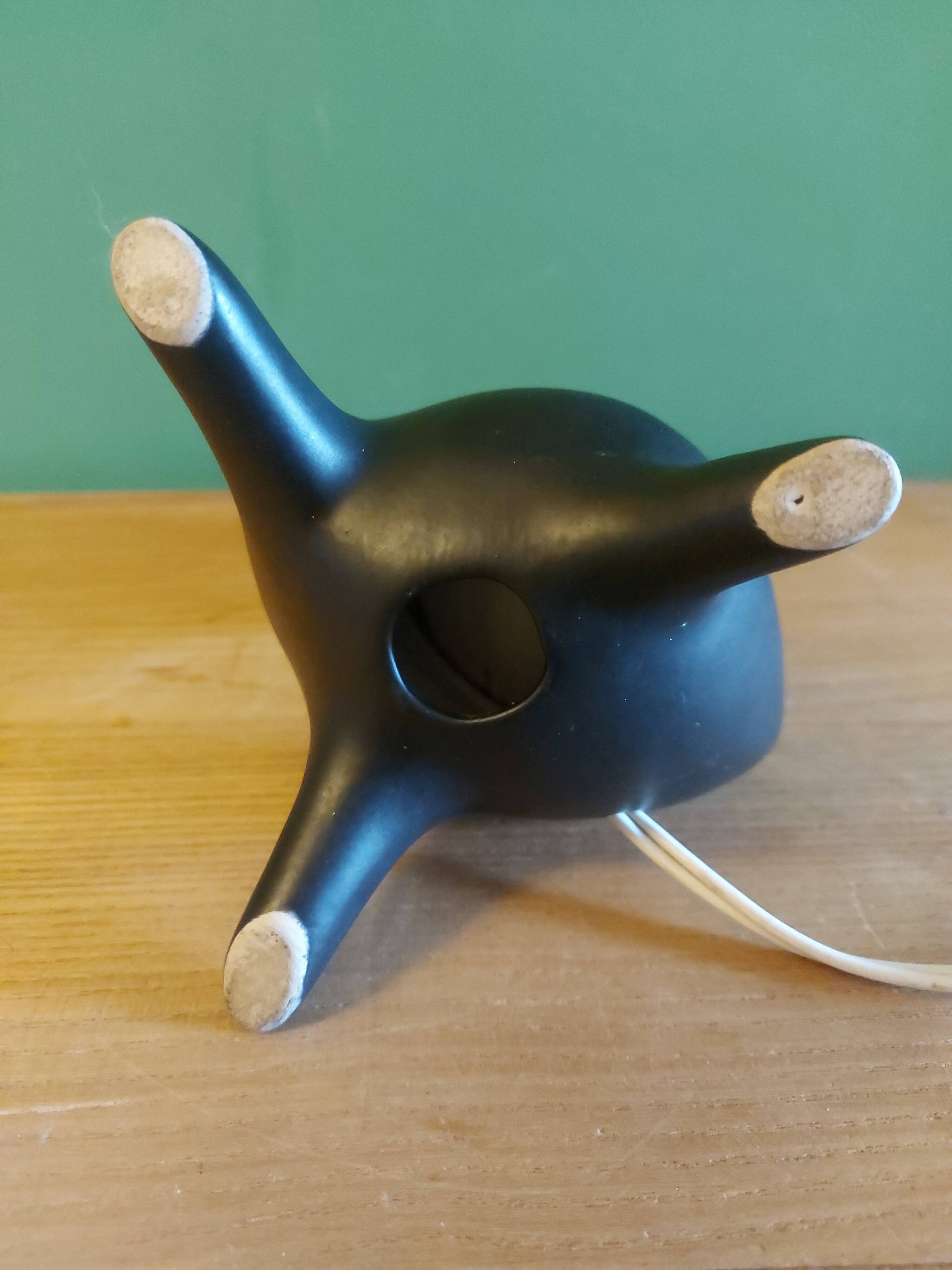 Ceramic lamp foot 60's