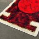 60s 70s rug carpet by Hojer Eksport Denmark