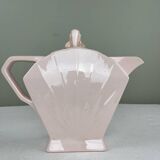 Art Deco pink teapot
