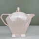Art Deco pink teapot