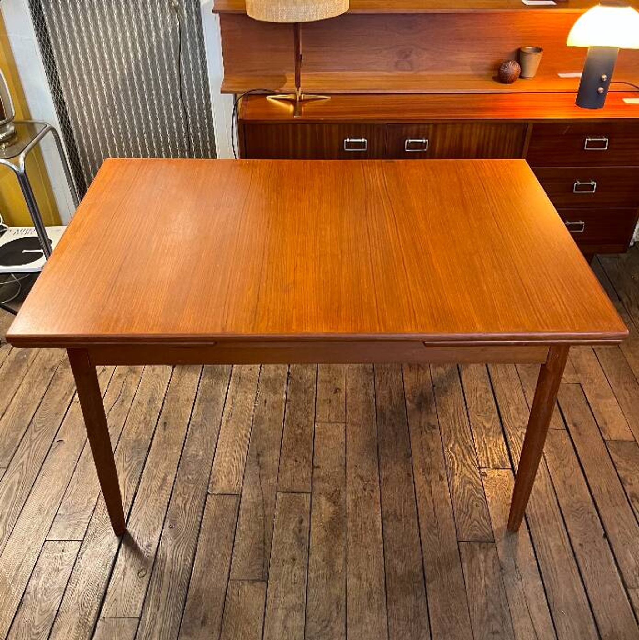 Scandinavian extendable dining table