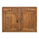 Buffet en bois massif Art Déco des années 1930