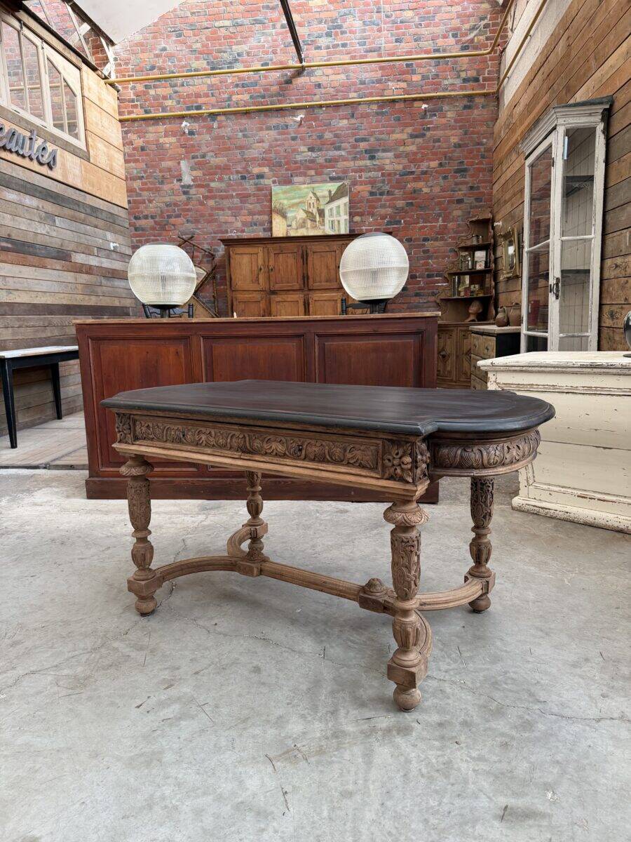 Console en chêne 19ème