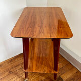 Table desserte pieds compas vintage 1950
