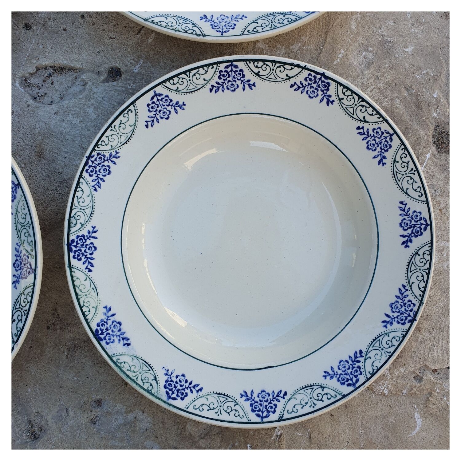 4 plates Hamage & Moulin des Loups