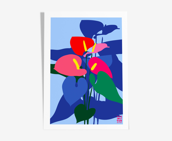 Langue du diable - illustration en édition limitée, format A4 Elisa Brouet