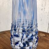 Glass bottle vase of Clichy
