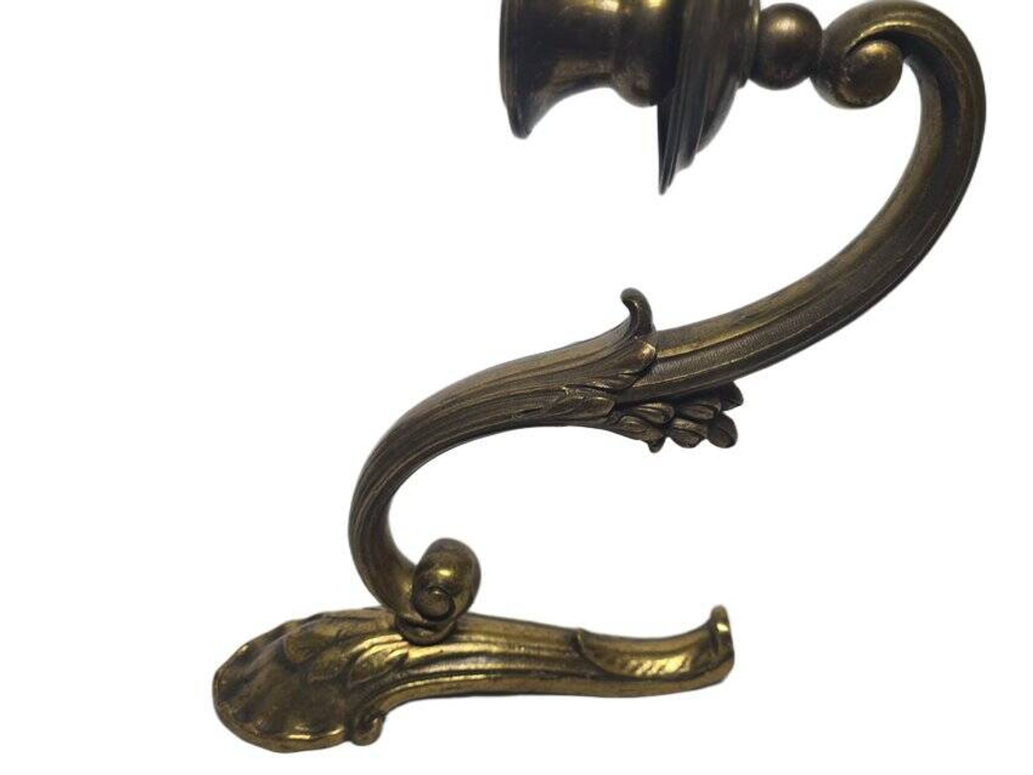 Antique bronze wall lamp, Germany, 1900s