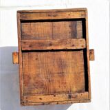 tool box or other old wood with 2 compartments