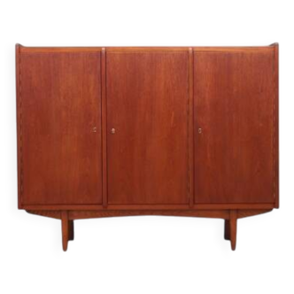 Teak highboard, Danish design, 1960s, production: Denmark