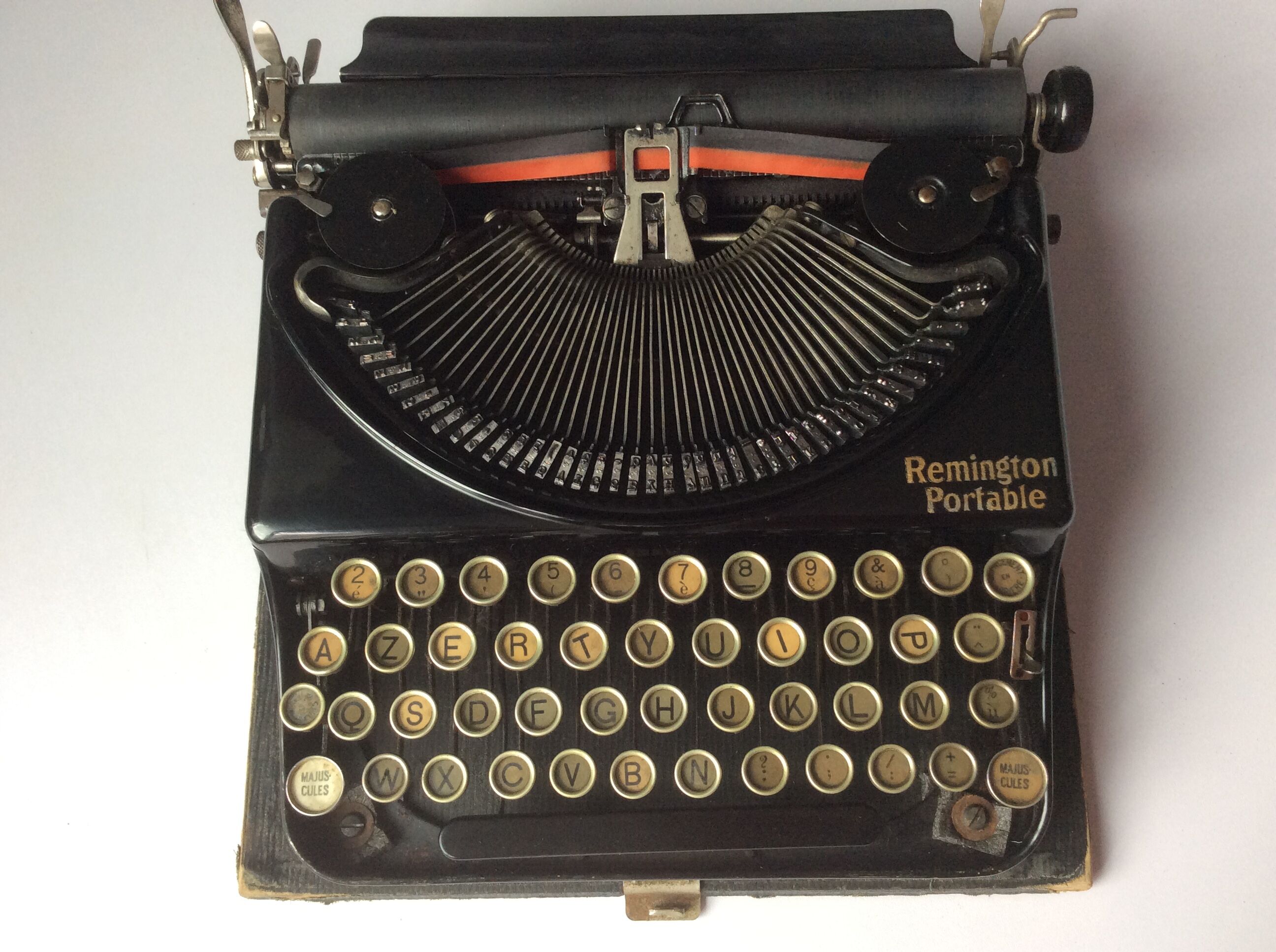 Machine à écrire ancienne Remington portable 1935-n°3
