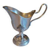 Old silver-plated milk jug