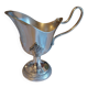 Old silver-plated milk jug
