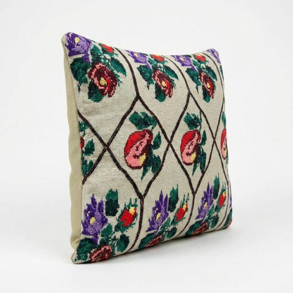 Vintage kilim cushion cover 48x48 cm