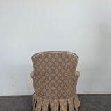 Paire de fauteuils crapauds époque Napoléon III