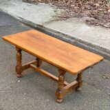 Navarro Argudo farmhouse coffee table in solid wood from Spain 110x50cm