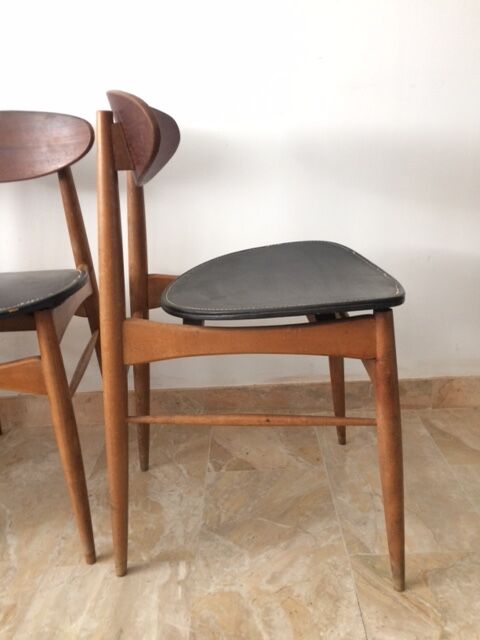 4 Scandinavian chairs 1950