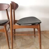 4 Scandinavian chairs 1950