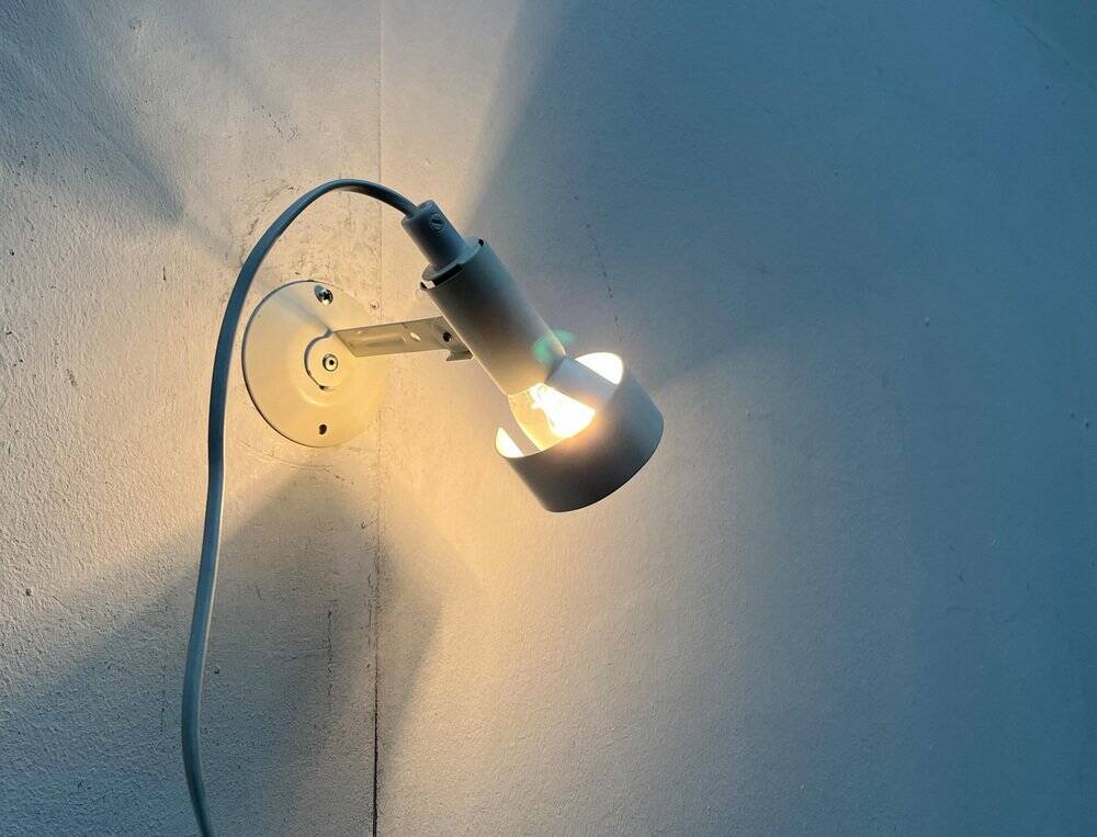 Minimalist table lamp from the postmodern space age by Ikea, 1980s.