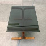 Set of 3 Norwegian Mi-Century Style Siesta Lounge Chairs and Glass Side Table by Ingmar Relling for Westnofa