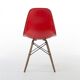 Red Herman Miller Original Eames DSW Dining Side Shell Chair