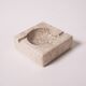 Travertine stone ashtray
