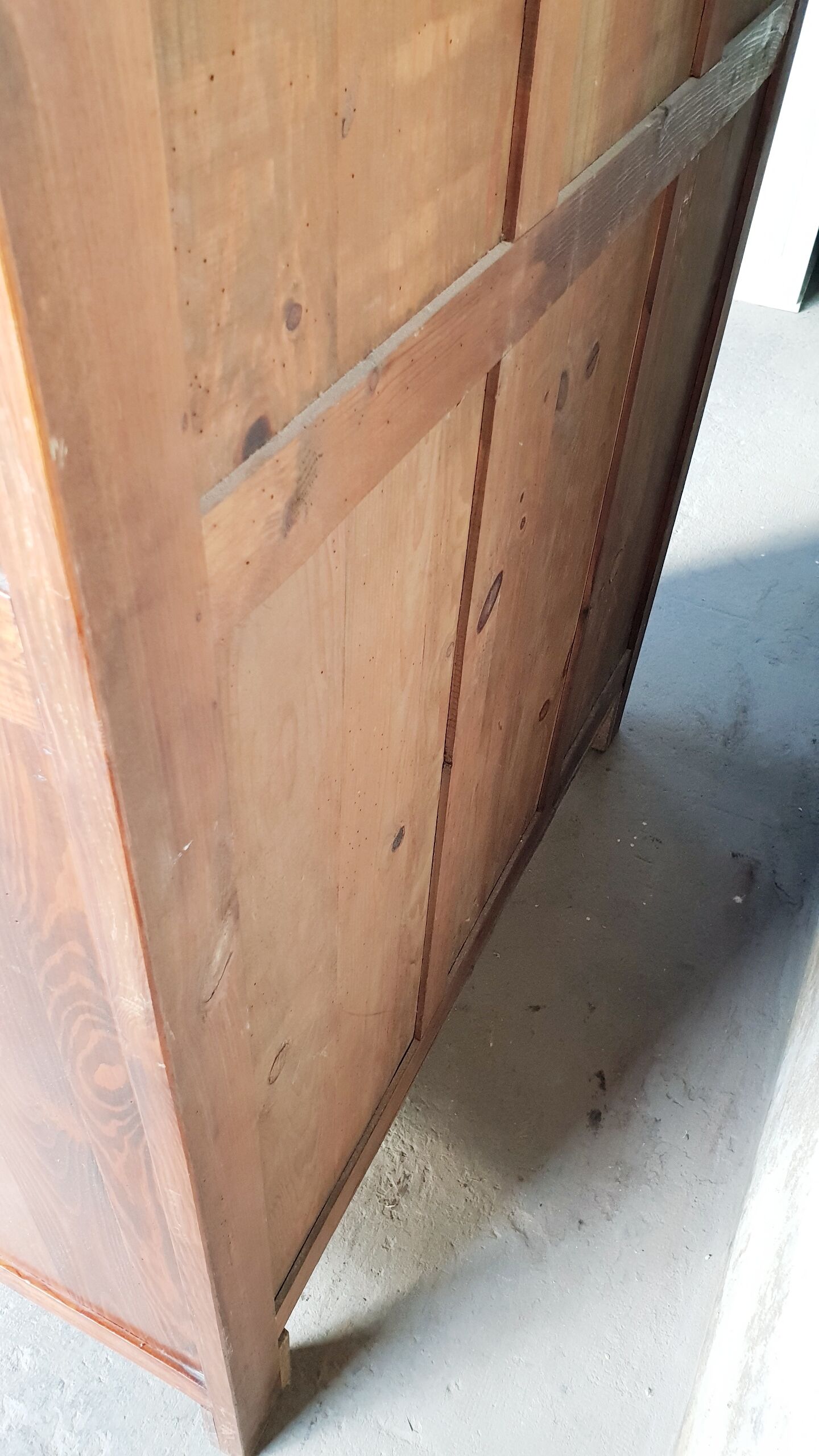 Vintage glazed wardrobe