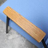 “Rio” armchair and bull ottoman by Pierre Guariche for Meurop 1962