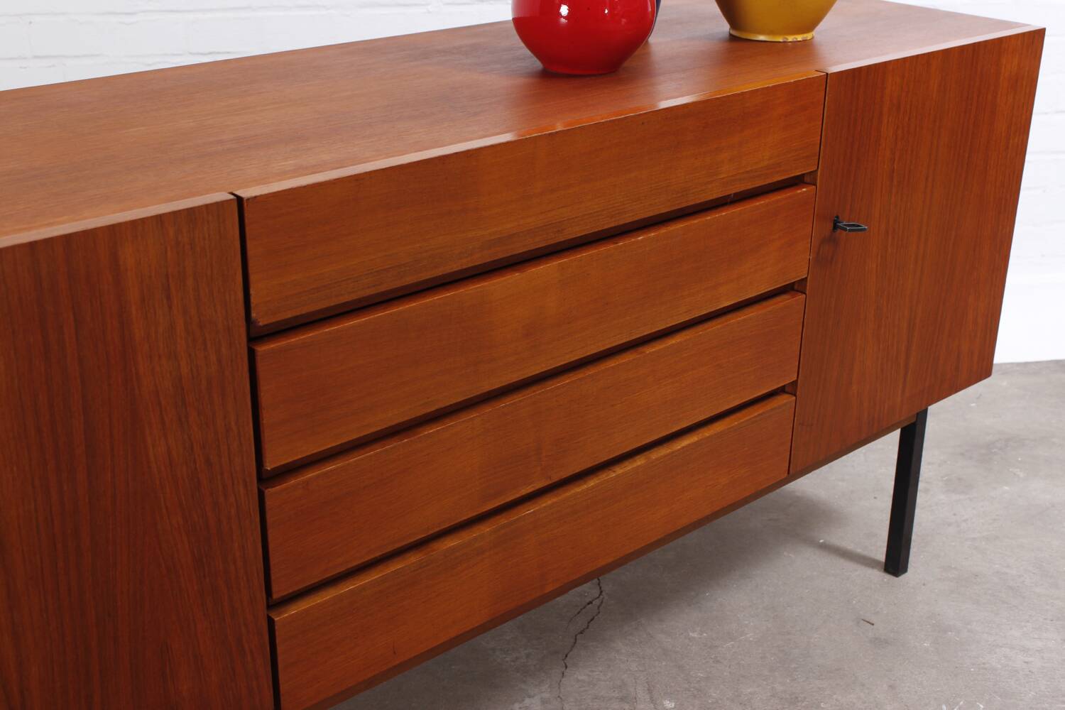 Buffet xxl vintage en teck danois mid century design 60s 70s