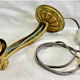 Ancienne applique bronze Art Déco 1930  vasque glaçons Ezan