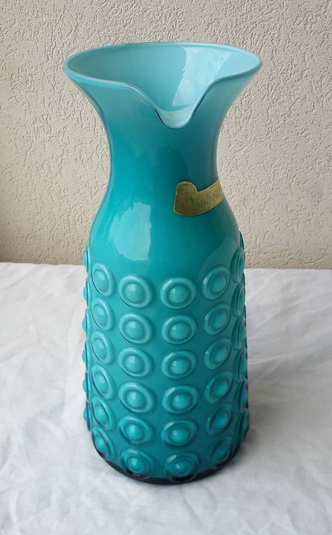 Italian opaline pitcher 1960