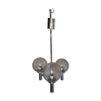 1970s space age 3 ball chandelier