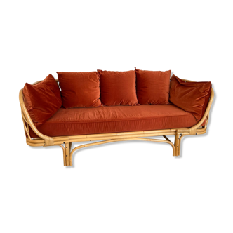 Rattan sofa
