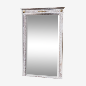 Louis XVI-style trumeau mirror  - 168x106cm