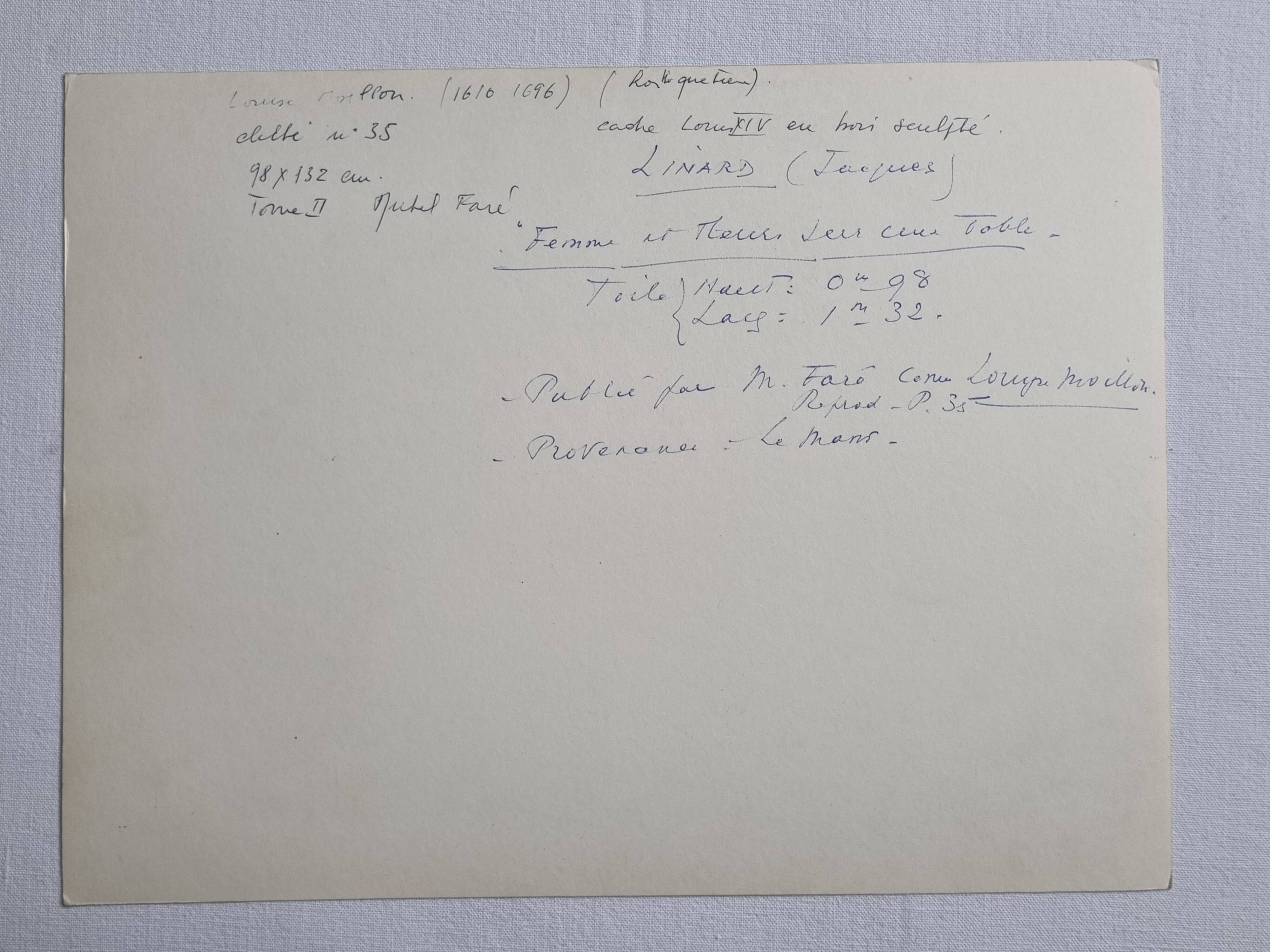 Art photography after Jacques Linard, The flower girl, 60s-70s