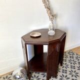 Art deco mahogany side table
