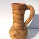 Vase / Carafe / pitcher vintage terracotta and cork