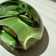 Ashtray / trinket dish in green and pink attributed to Murano 1950/60.