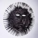 Brutalist XL sun light, popular art, Spain, 1970