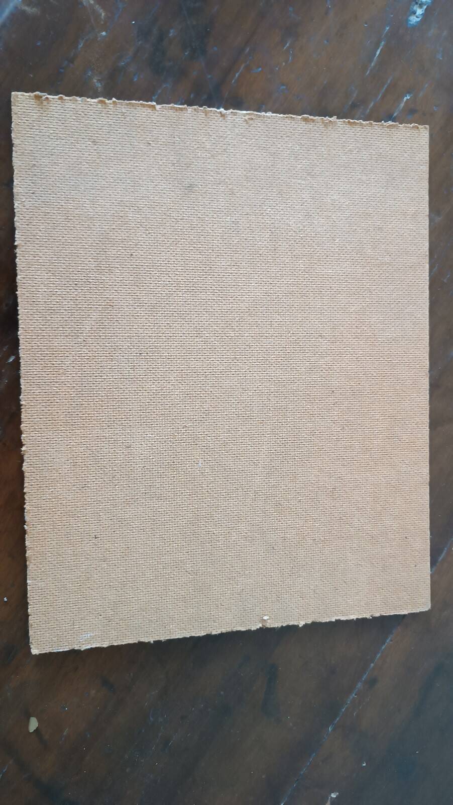 Oil painting on faesite from the 50s signed roos mountain landscape