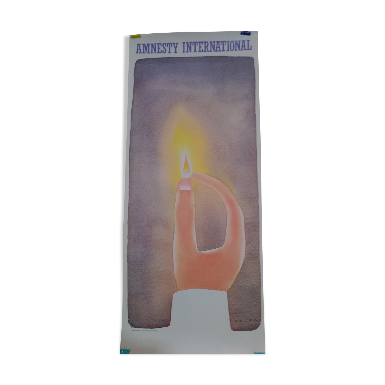 Amnesty International Folon poster