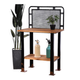 Industrial bar table, high garden table, console, work table