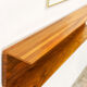 Mid-Century Modern Teak wall-mounted shelf by Walter Wirz for Wilhelm Renz, 150cm, 1960s