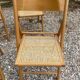 Chaises Pliantes Habitat Vintage en Rotin et Rotin, 1980s, Set de 4